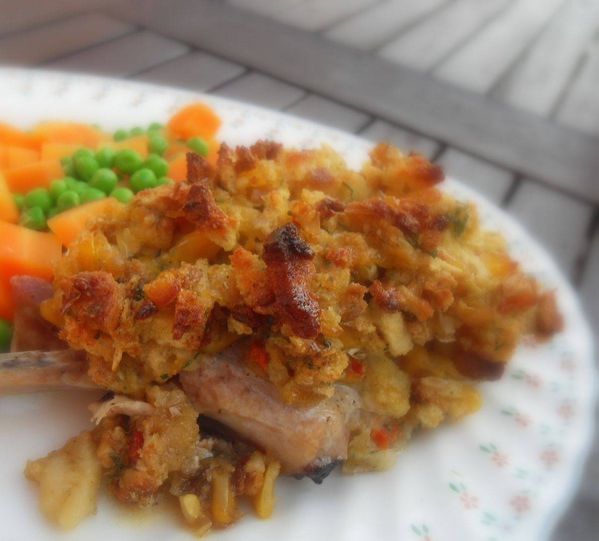 Baked Chops with a Bread Dressing The English Kitchen
